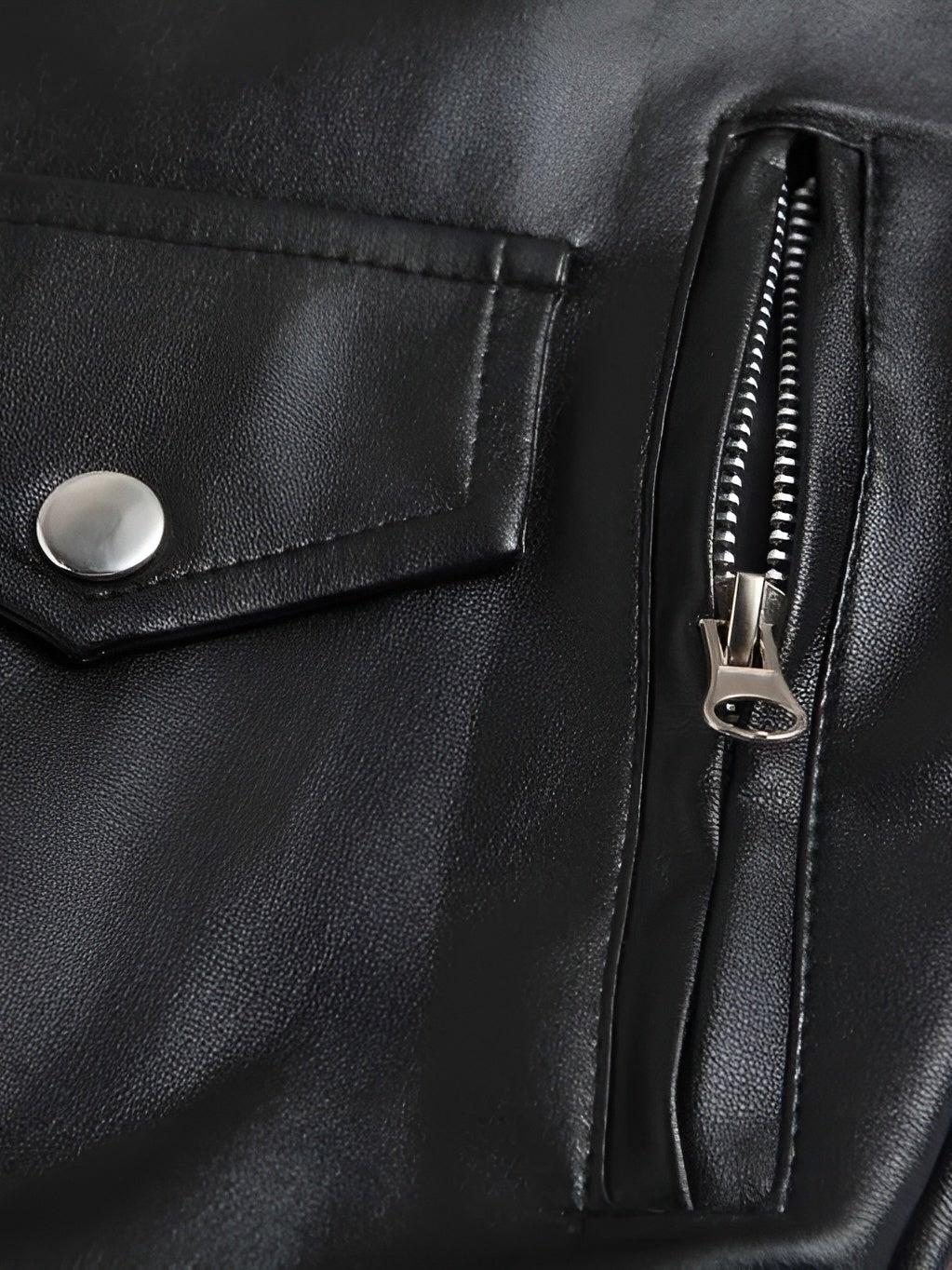 Austin™ | Klassisk Biker Læderjakke